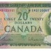 Canada 1969 20 Dollars –  Note  (Multicolour)
