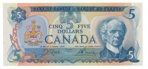 Canada 1979 5 Dollars –  Note  (Multicolour) Obverse
