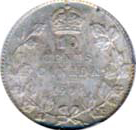 Canada 1904 10 Cents – Edward VII Coin Reverse