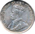 Canada 1913 10 Cents – George V Coin Obverse