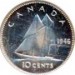 Canada 1946 10 Cents – George VI Coin