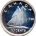 Canada 1948 10 Cents – George VI Coin