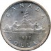 Canada 1937 1 Dollar – George VI Coin
