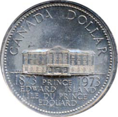 Canada 1973 1 Dollar – Elizabeth II Coin Reverse