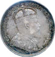 Canada 1904 25 Cents – Edward VII Coin Obverse