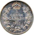 Canada 1910 5 Cents – Edward VII Coin Reverse