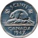 Canada 1947 5 Cents – George VI Coin
