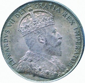Canada 1910 50 Cents – Edward VII Coin Obverse
