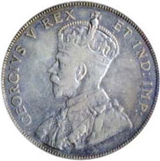 Canada 1911 50 Cents – George V Coin Obverse