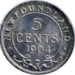 Newfoundland 1904 5 Cents – Edward VII Coin