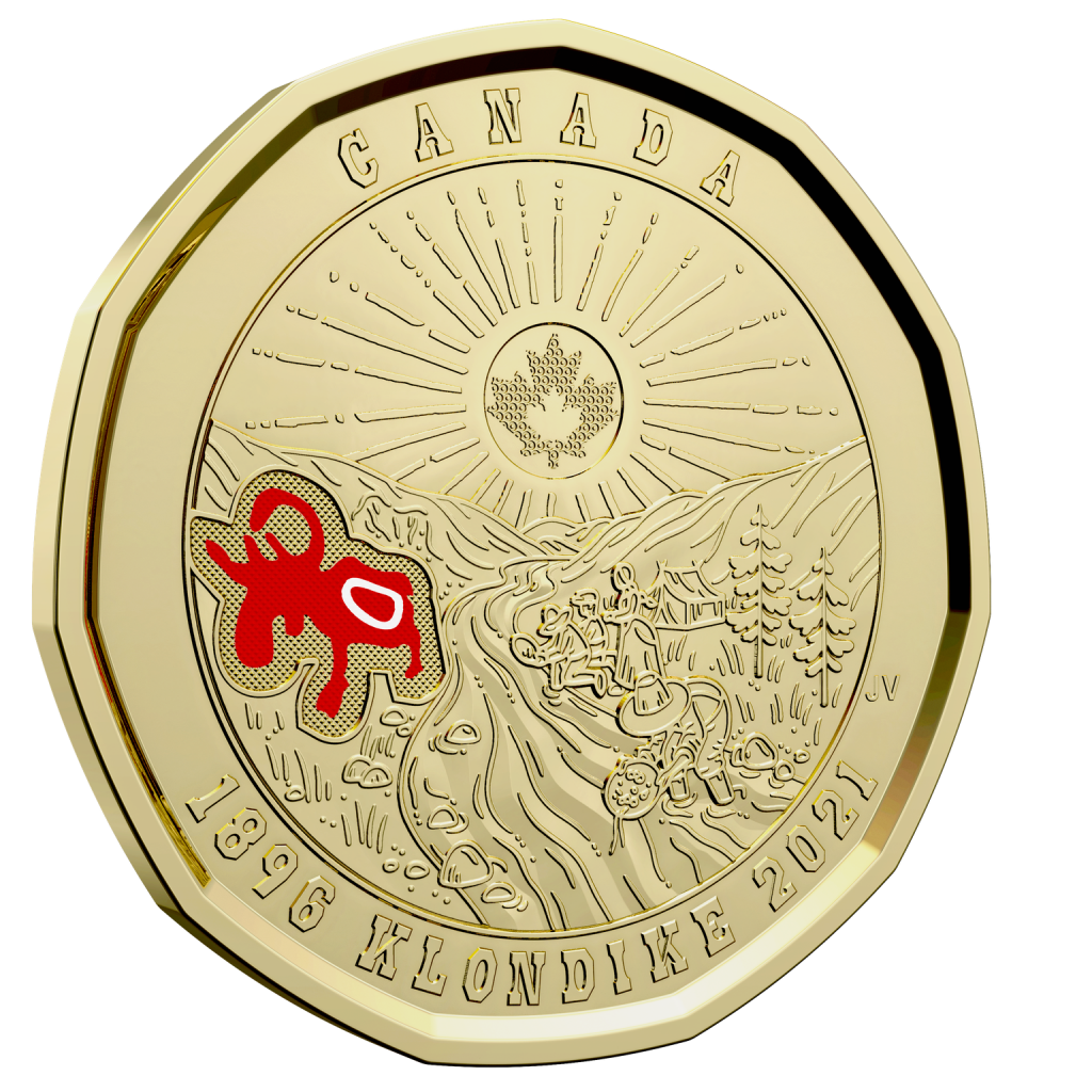 New 1 commemorative circulation coin tells tale of Klondike Gold Rush